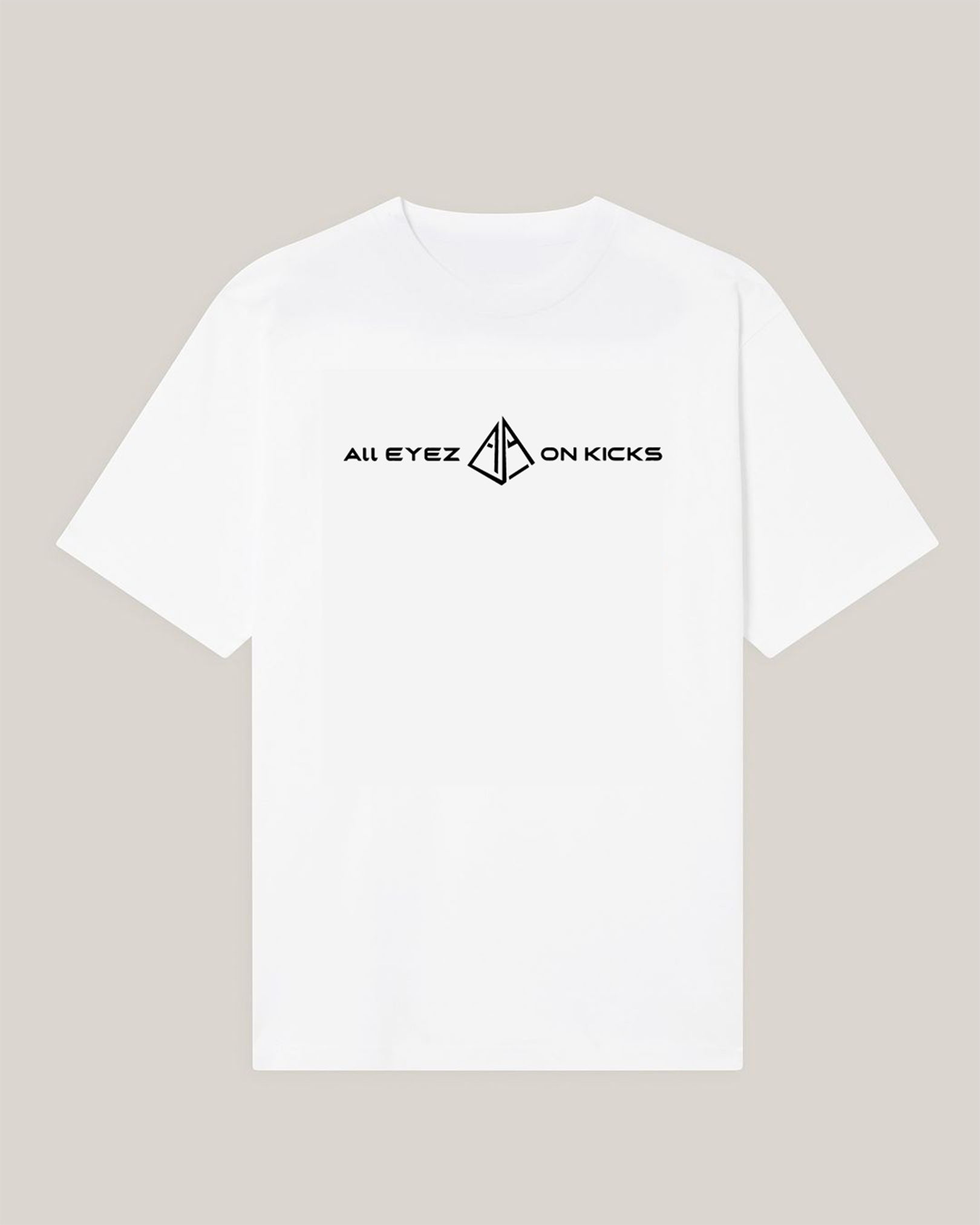 T-Shirt All Eyez On Kicks BLANC (Bandana Noir) 2Pac