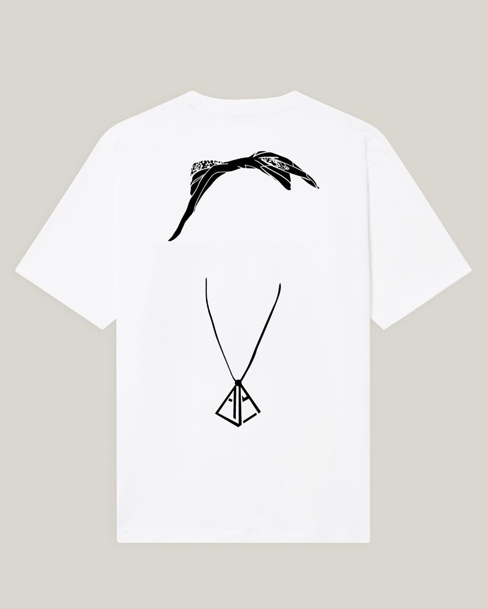 T-Shirt All Eyez On Kicks BLANC (Bandana Noir) 2Pac
