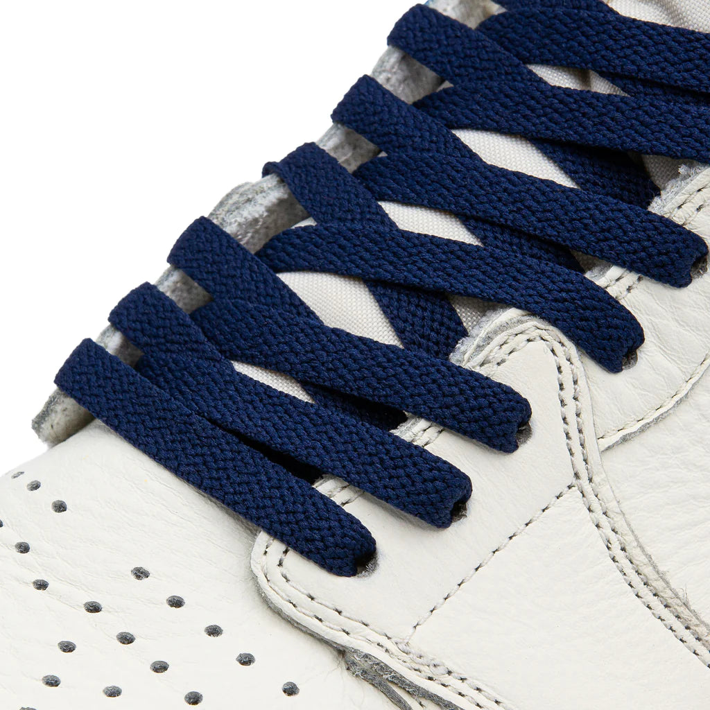 Navy Blue Shoelaces Classic