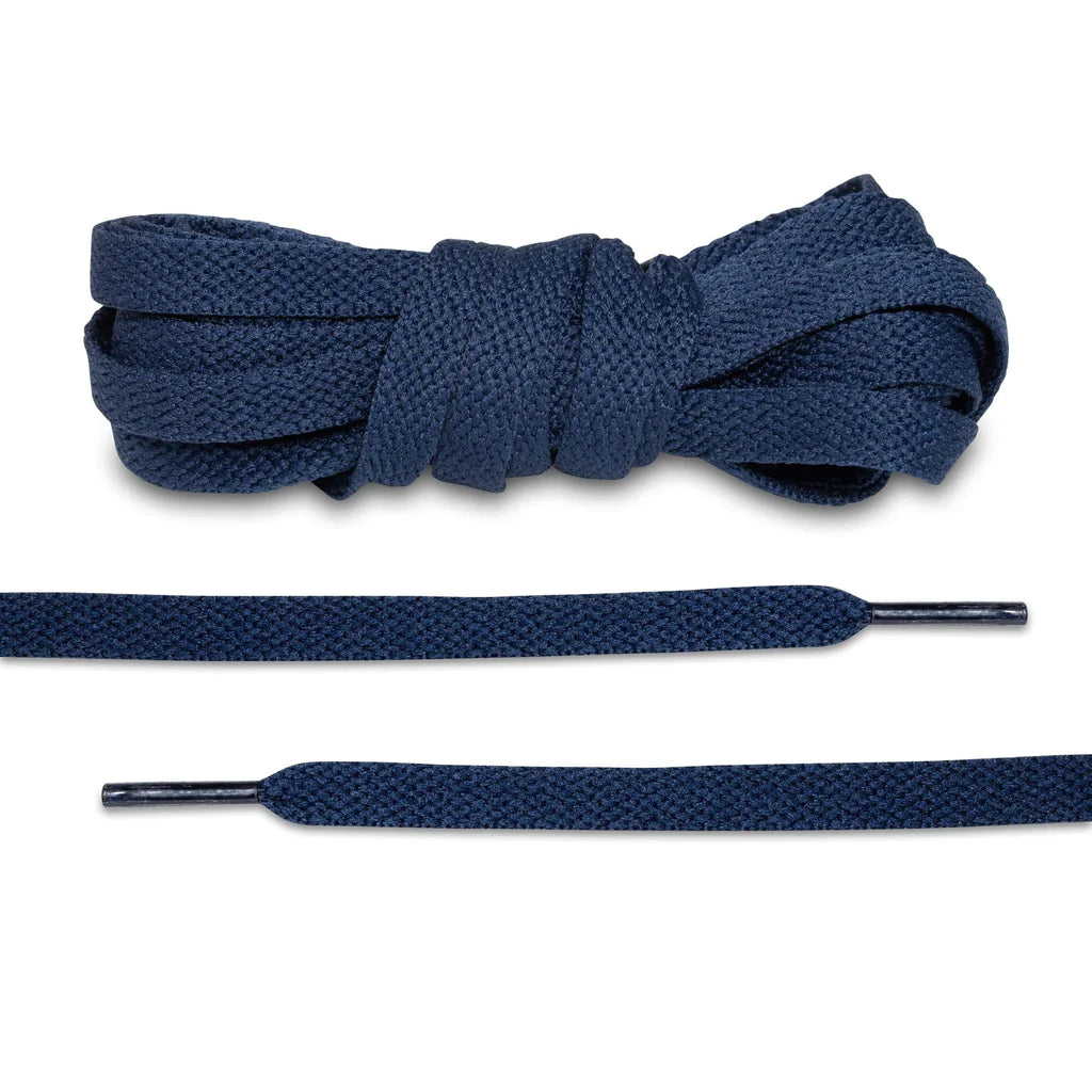 Navy Blue Shoelaces Classic